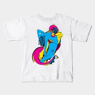 CMYK Pisces Beauty Kids T-Shirt